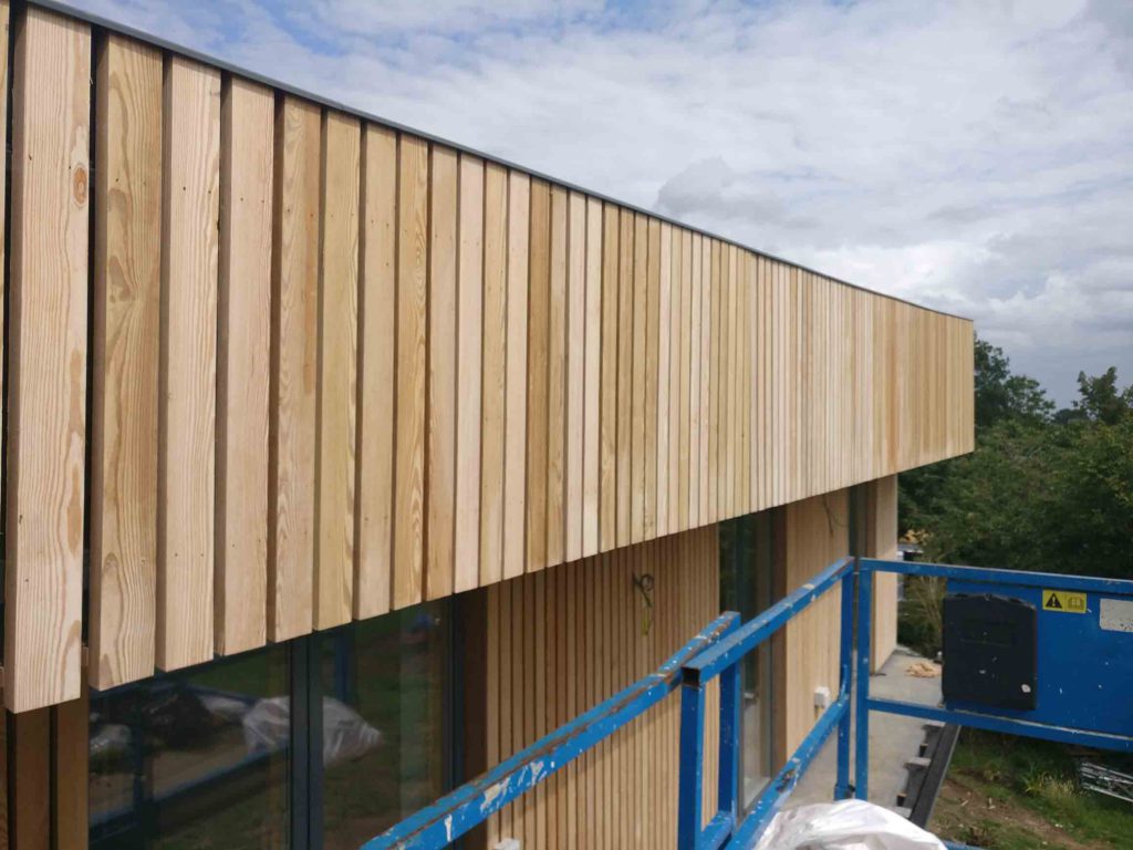 Cladding Carpentry Sloped cladding - Ipswich Carpentry Contractors